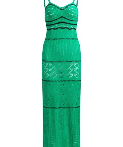 Emerald Green Knitted Dress