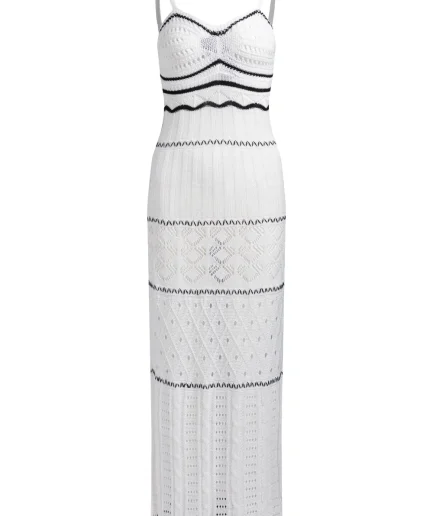 Ivory Knitted Dress